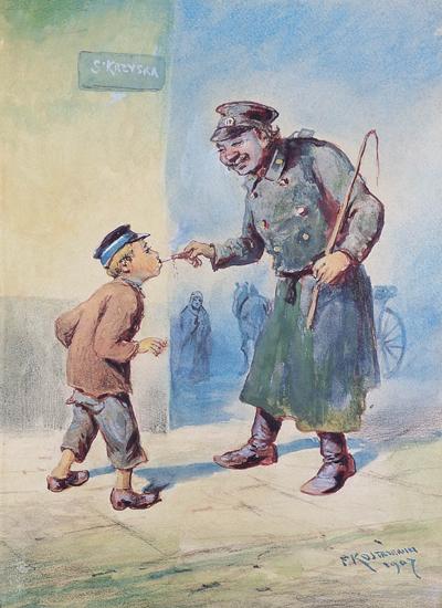 PIERWSZY PAPIEROS, 1907