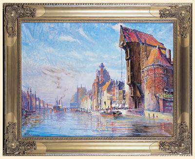 GDAŃSK –  ŻURAW NAD MOTŁAWĄ, PRZED 1939