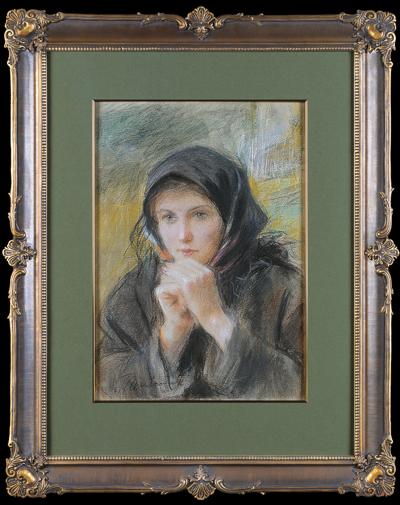 DZIEWCZYNA HUCULSKA, OK. 1910