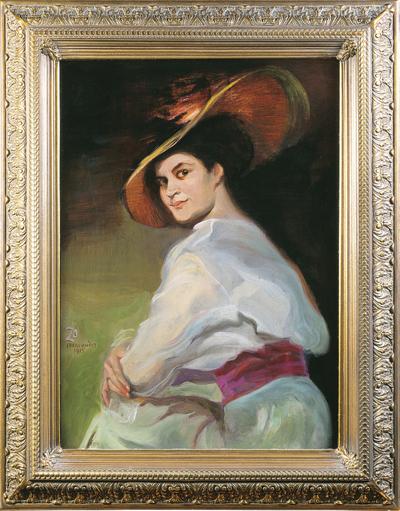 PORTRET DAMY, 1915