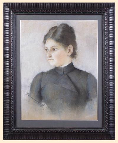 PORTRET IZY BOZNAŃSKIEJ, SIOSTRY OLGI,1887
