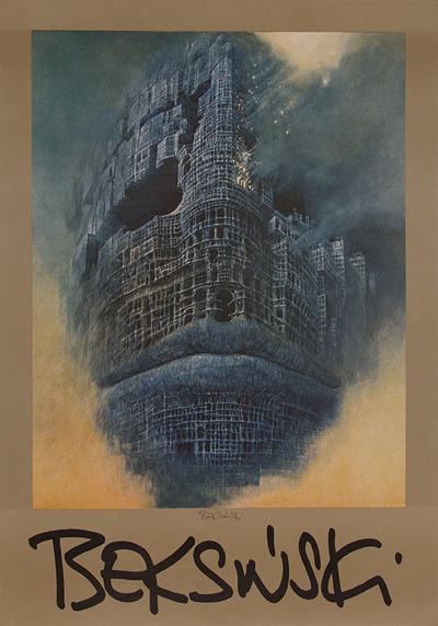 BEKSIńSKI (PLAKAT AUTORSKI Z REPRODUKCJą OBRAZU)
