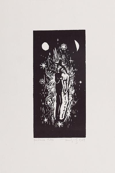 RYCINA 6 Z CYKLU JUDAICA, 1964