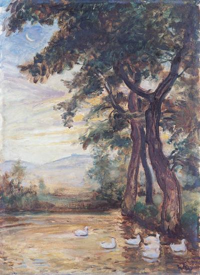 NA JEZIORZE, OK. 1920