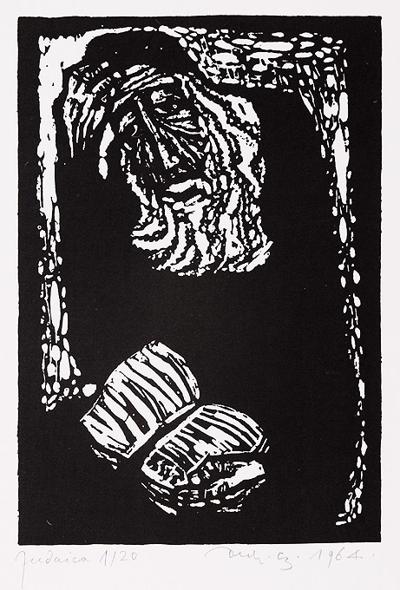 RYCINA 12 Z CYKLU „JUDAICA”, 1964