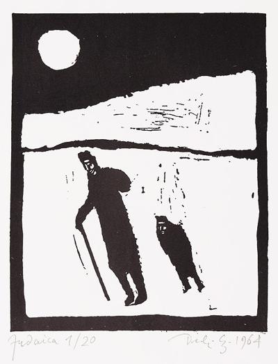 RYCINA 16 Z CYKLU „JUDAICA”, 1964