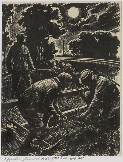 MINOWANIE TORóW PRZEZ POLSKIE ODDZIAłY AK, 1950