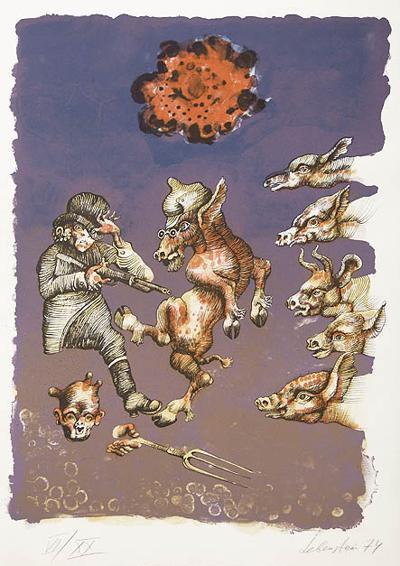 Z CYKLU FOLWARK ZWIERZęCY, 1974