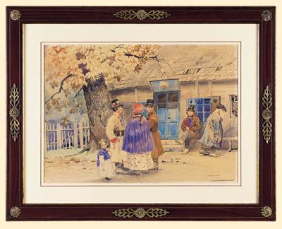 PRZED KARCZMĄ, 1901