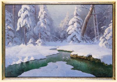 ZIMA W LESIE, PRZED 1939