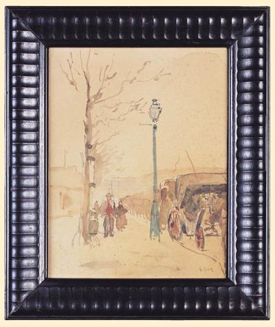 MOTYW Z ULICY PARYSKIEJ, OK. 1890-1893