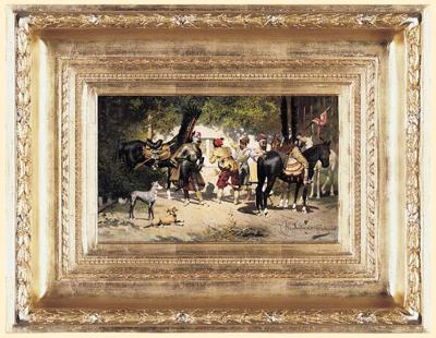 RYCERZE PRZED CHATĄ, 1884 LUB 1887