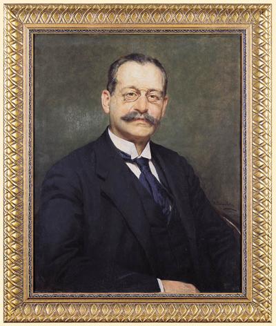 PORTRET MĘŻCZYZNY W OKULARACH, 1918
