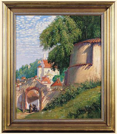 PEJZAŻ Z KAZIMIERZA, 1935