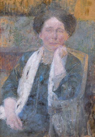 PORTRET KOBIETY W SZALU, 1913