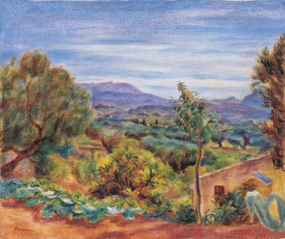 PEJZAŻ Z POŁUDNIOWEJ FRANCJI, 1922