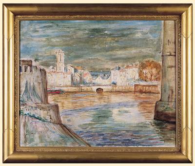 PEJZAŻ Z LA ROCHELLE, OK. 1930