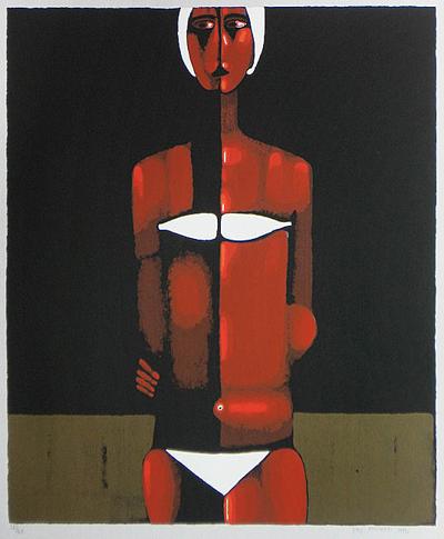 PłYWACZKA W BIAłYM CZEPKU I KOSTIUMIE, 1999