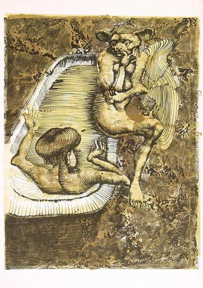 KąPIąCA SIę I SATYR