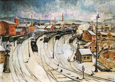 DWORZEC KOL. KRAKÓW-PŁASZÓW, OK. 1930
