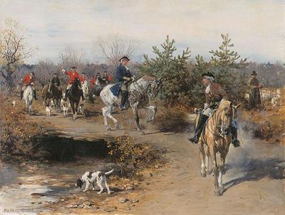 WYJAZD NA POLOWANIE, LATA OD 1873 DO OK.1881
