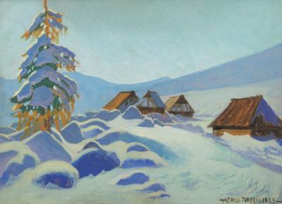 SZAŁASY W ŚNIEGU, 1923