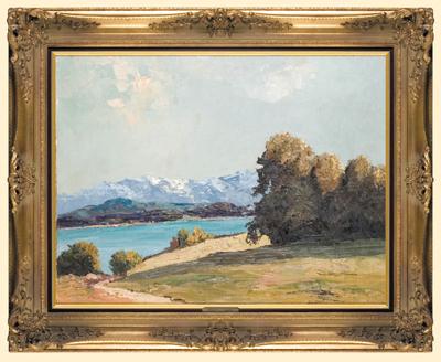 WIDOK ZNAD STARNBERGSEE, LATA 50. XX W.