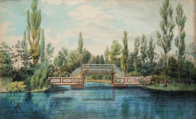 WIDOK PARKU W TUŁUKOWIE, 1848