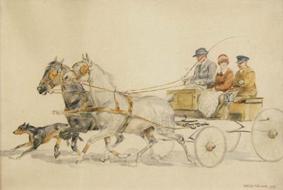 PRZEJAŻDŻKA POWOZEM, 1925