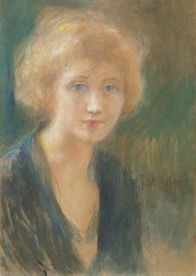 PORTRET BLONDYNKI, PO 1920