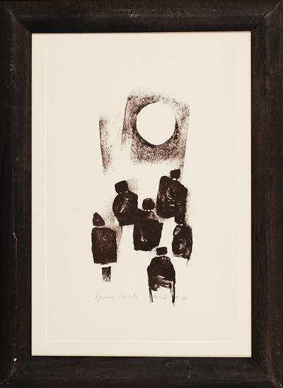 KOMPOZYCJA Z SYLWETKAMI, 1966