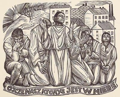 ILUSTRACJA DO OJCZE NASZ, 1950