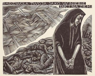 ILUSTRACJA DO OJCZE NASZ, 1950