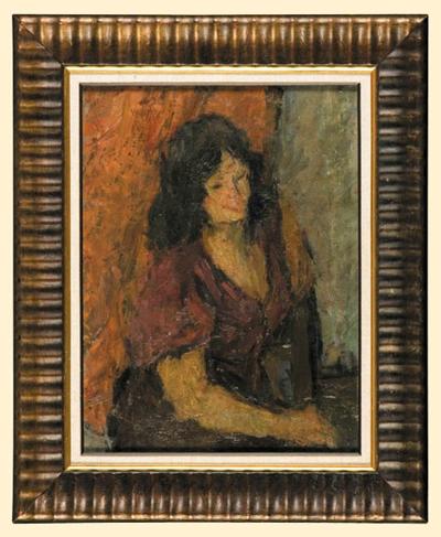 PORTRET KOBIETY, OK. 1960
