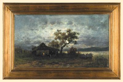 NOKTURN. CHATA RYBACKA NAD WODą, 1875