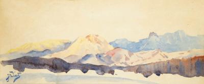 WIDOK NA TATRY, OK. 1910