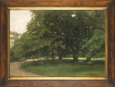 KWITNąCE KASZTANY NA PLANTACH, LATA 30. XX W.
