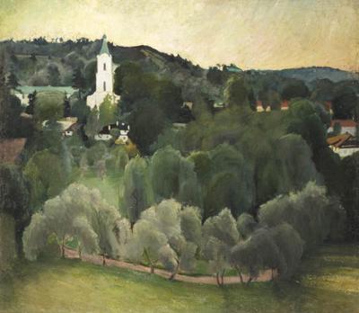 PEJZAż Z KOśCIółKIEM, 1931
