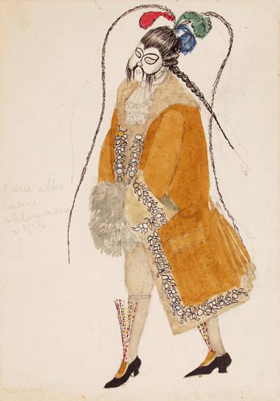 PROJEKT KOSTIUMU DO KSIężNICZKI TURANDOT, 1959