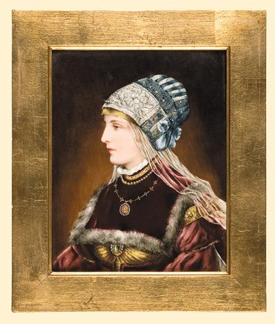 PORTRET DAMY, DRUGA POłOWA  XIX W.