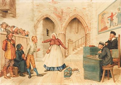 W SĄDZIE. SPRAWA O KOTA, 1895