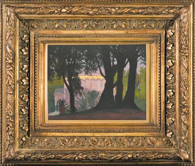 W OGRODACH VILLA DORIA PAMPHILII, 1916