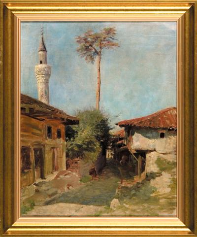 ULICZKA W AŁUSZCIE, 1890