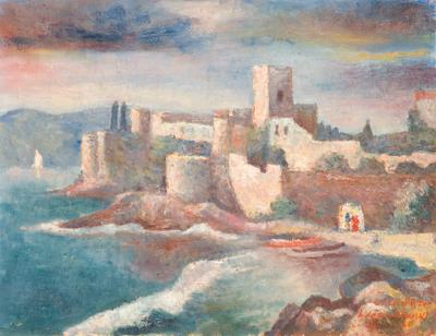 PEJZAŻ Z POŁUDNIOWEJ FRANCJI, 1960
