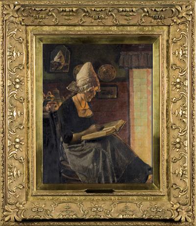 DZIEWCZYNA NAD KSIĄŻKĄ