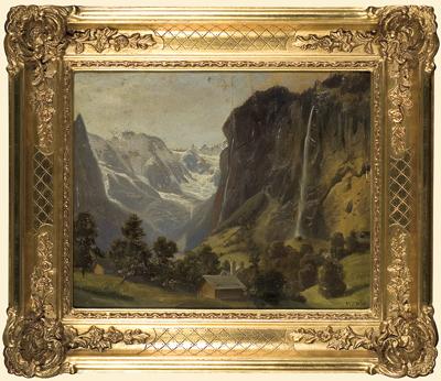 WIDOK NA STAUBBACHFALL, OK. 1876