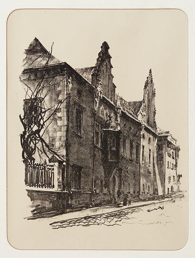 COLLEGIUM MAIUS, Z TEKI WIDOKI KRAKOWA, 1926