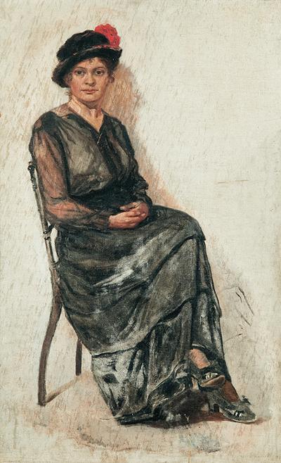 PORTRET MŁODEJ DAMY, 1917