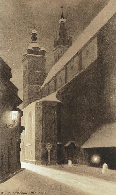 KOŚCIÓŁ MARIACKI W KRAKOWIE, 1918