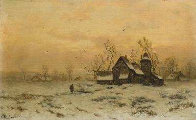 ZIMĄ NA WSI, 1880